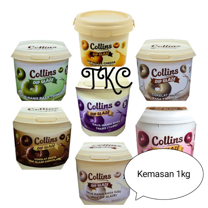 

Collin Dip Glaze kemasan 1kg
