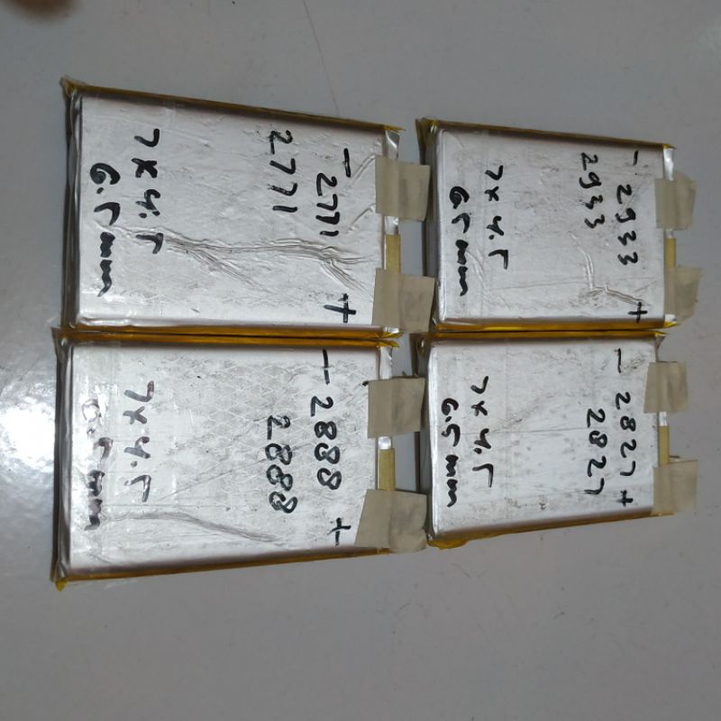 Baterai Polymer UKURAN 2800mAh 7CM X 4,5CM TEBAL 6,5MM