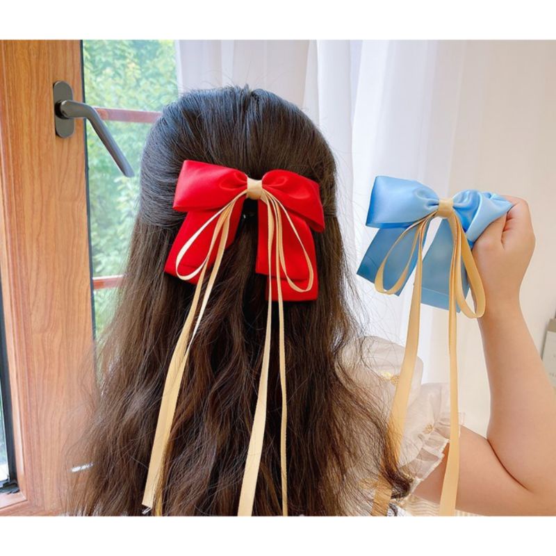 Jepit rambut anak pita panjang