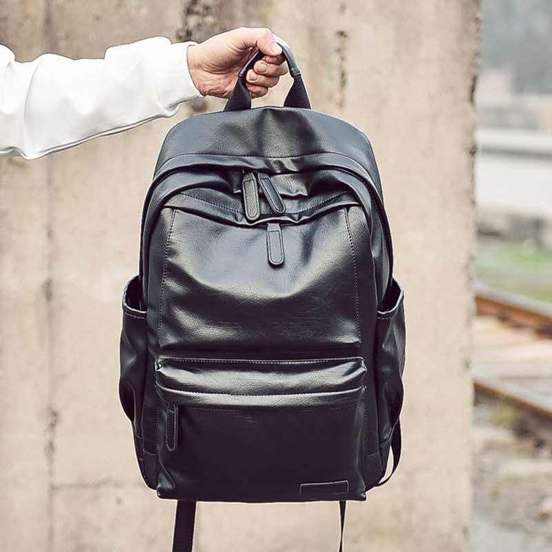 Ransel Kulit Pria MORRENO (Black)