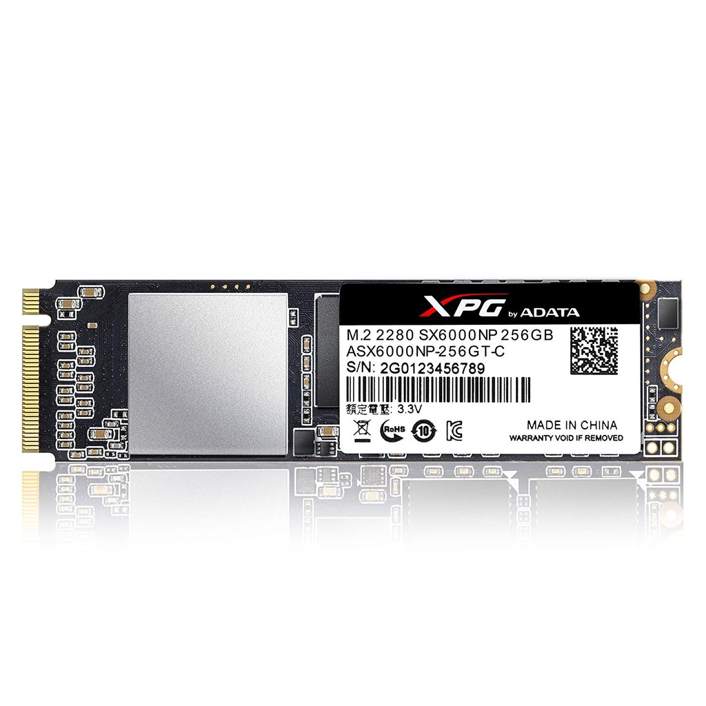 SSD ADATA SX6000 Pro 256GB XPG M.2 NVMe PCIe Gen 3x4 SSD NVME M.2 2280