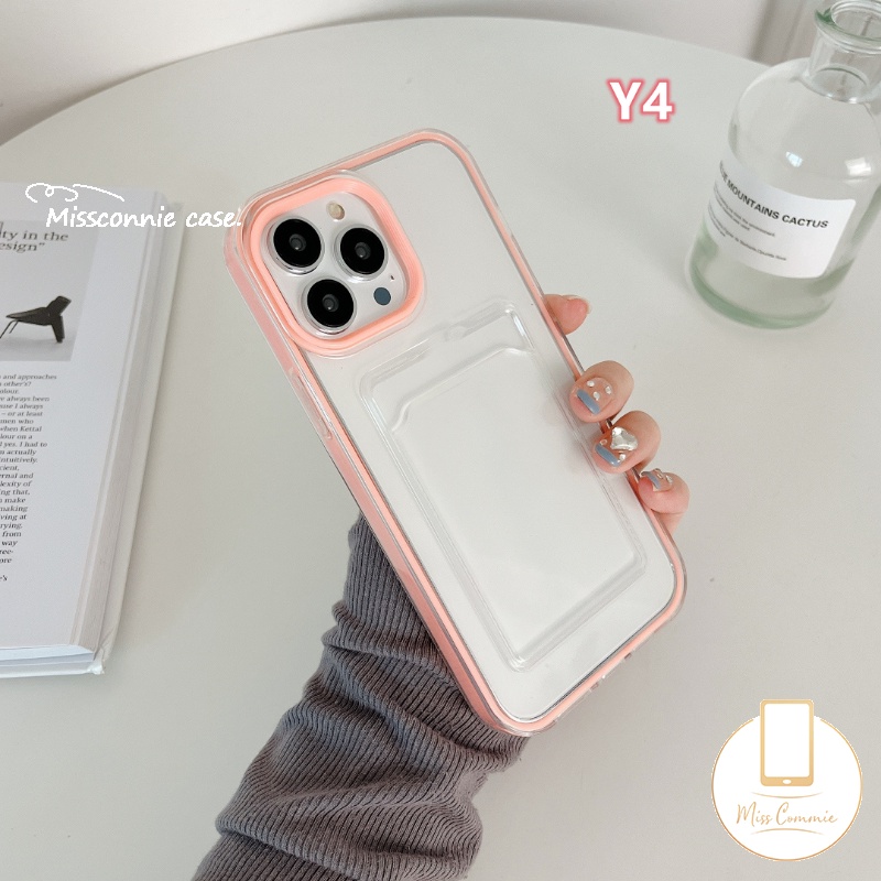Casing Softcase iPhone 11 13 12 14 Pro MAX 7 8 6 6S + XR 7Plus 8Plus X XS MAX SE 2020 Warna Permen Polos Shockproof 3in1