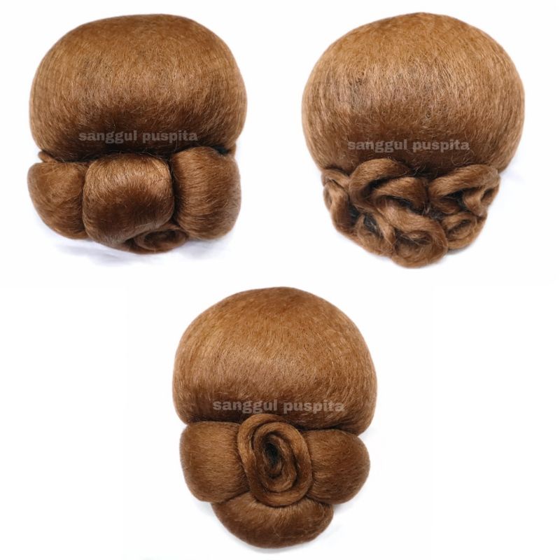 Sanggul Modern Warna / Sanggul Dewi Warna / Sanggul Modern Pirang / Sanggul Modern Coklat / Sanggul 