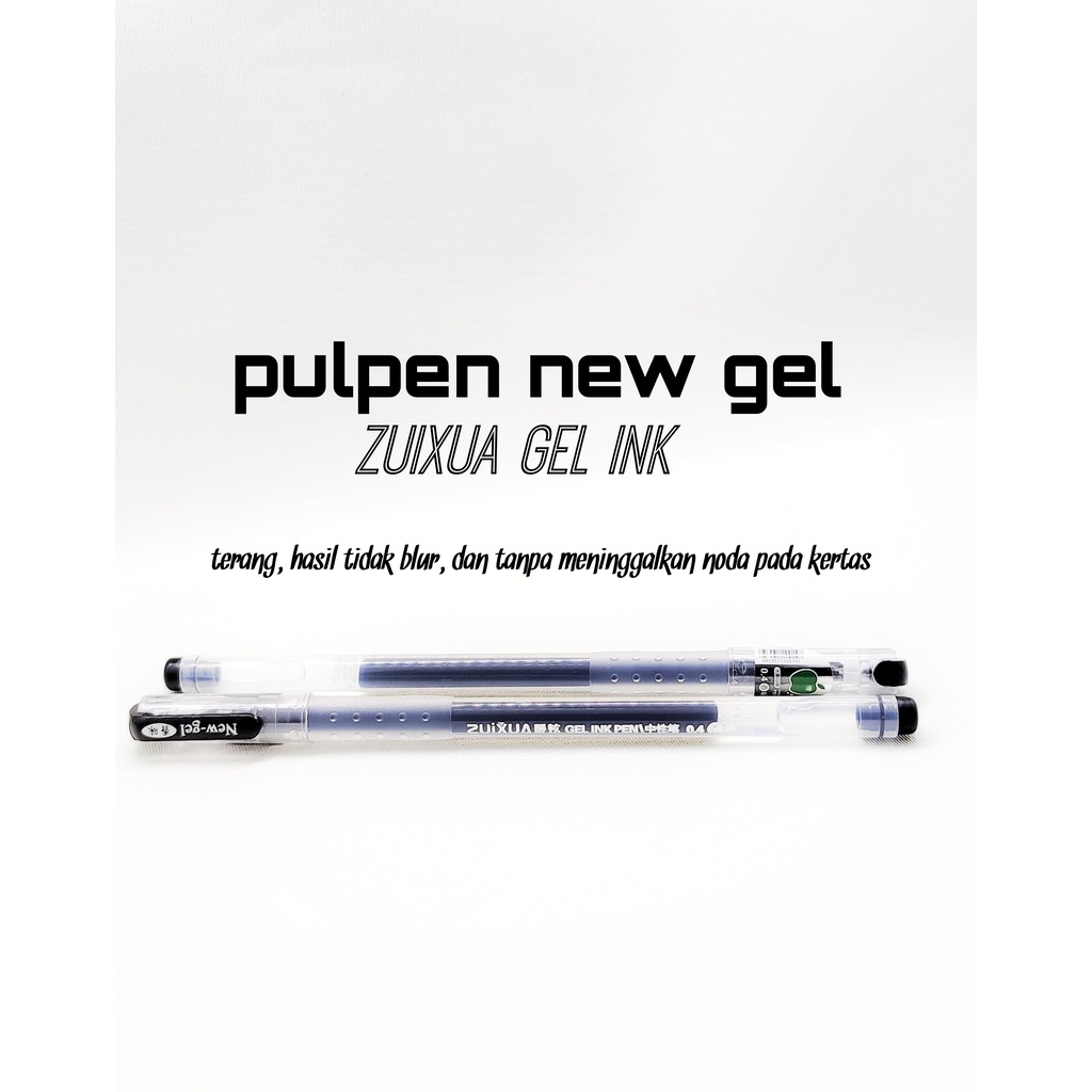 

Pulpen New Gel Harga Per Pack isi 12 biji | Kota Jember | Murah