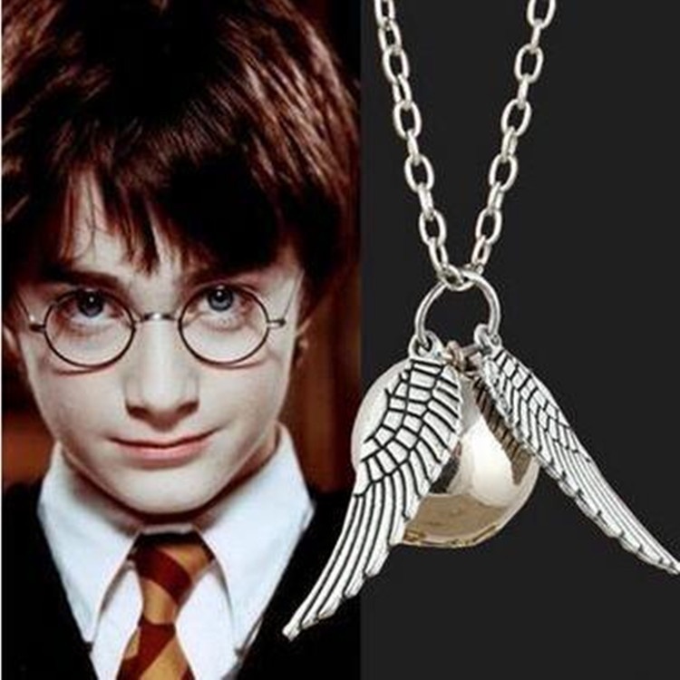 Pandora Kalung 925 Silver Harry Potter Dan The Deathly Hallows Snitch Pendant Untuk Pria Dan Wanita