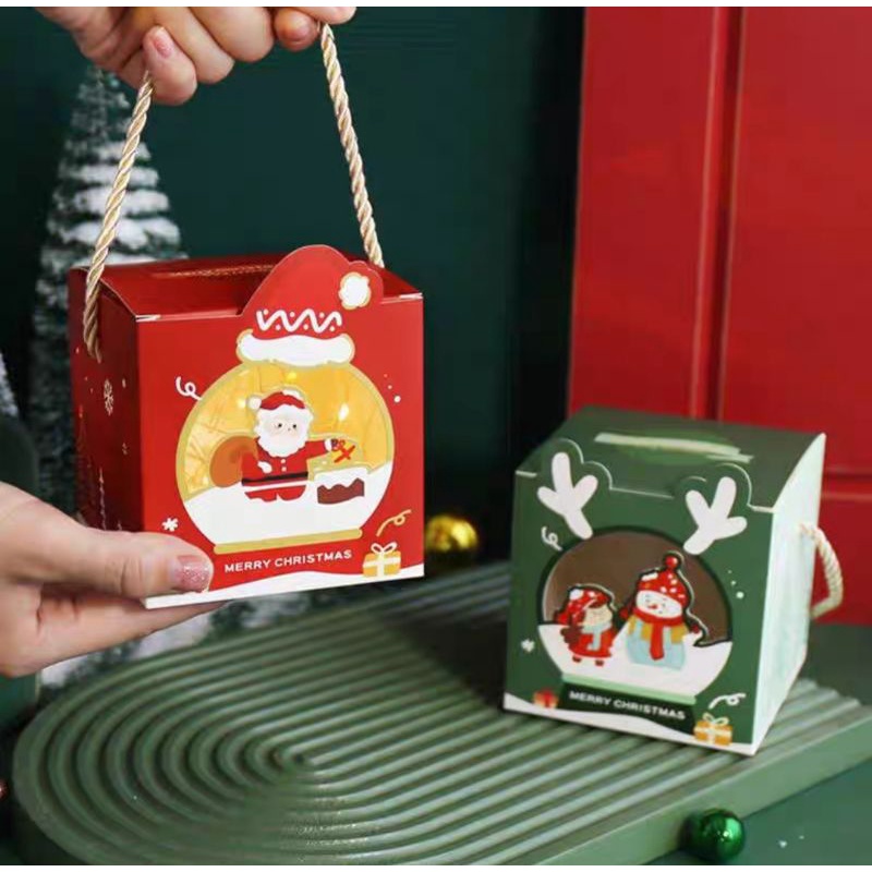 

Syca Box / Packaging Cupcakes Natal / Box Candy Cookies Coklat Natal 2022