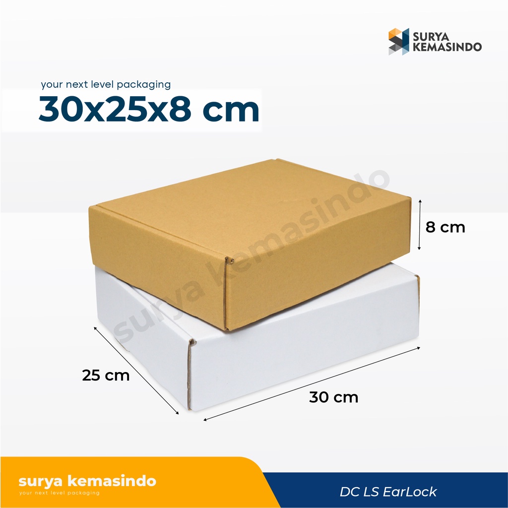 

Box 30x25x8 cm Kardus/Karton/Kemasan/Paking/Hampers/Boxbaju/Boxhoodie/Boxjaket/Boxhodie/Tinggi8