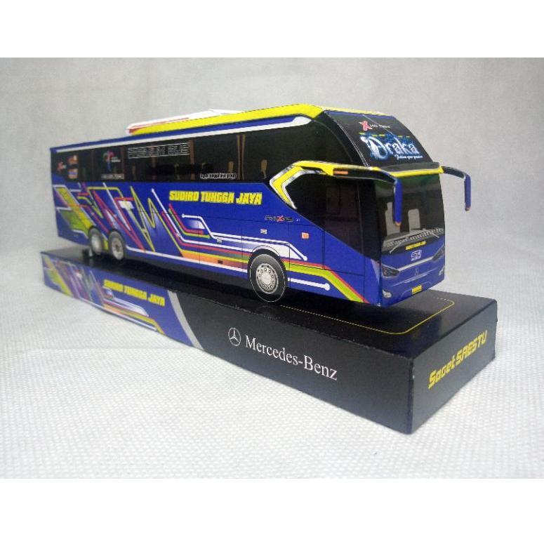 [KODE 3511] MINIATUR BUS BIS STJ SUDIRO TUNGGA JAYA DRAKA DRAKA ELKUSLA BUS PAPERCRAFT