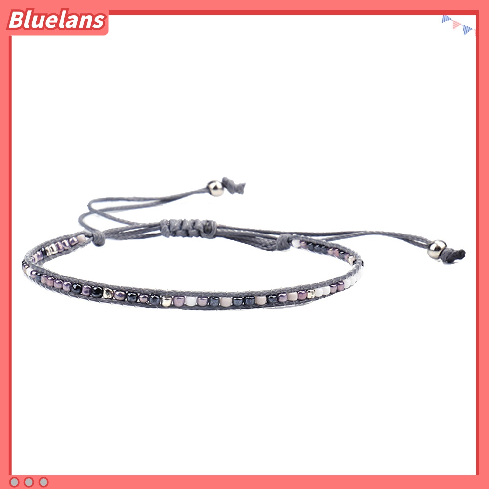 Gelang Tali Lilin Handmade Gaya Bohemian Untuk Wanita