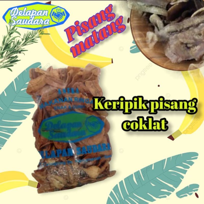 

Keripik Pisang cokelat Matang Manis Alami