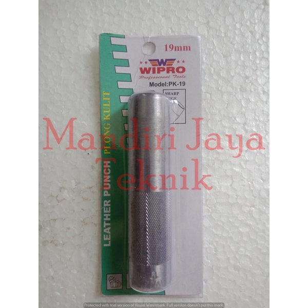 Plong Kulit Kertas Karet 19mm PK-19 WIPRO
