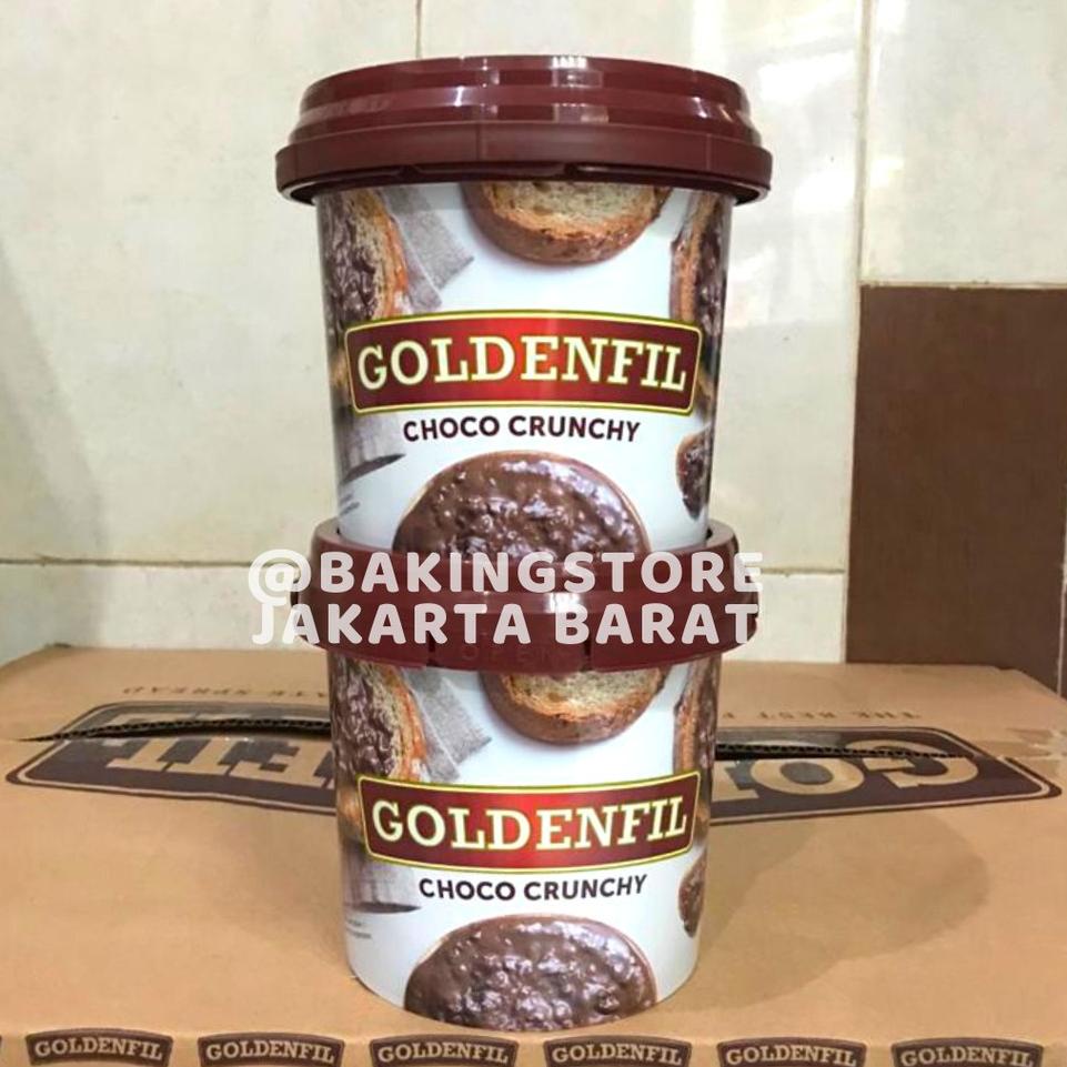 Fresh Product--Goldenfil Choco Crunchy 1 Kg | Selai Coklat Crunchy Goldenfil