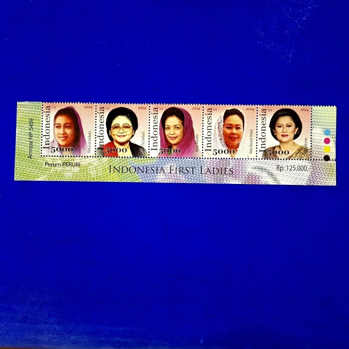 

Hemat Prangko/Perangko Indonesia. Seri Ibu Negara / Indonesia First Ladies Limited