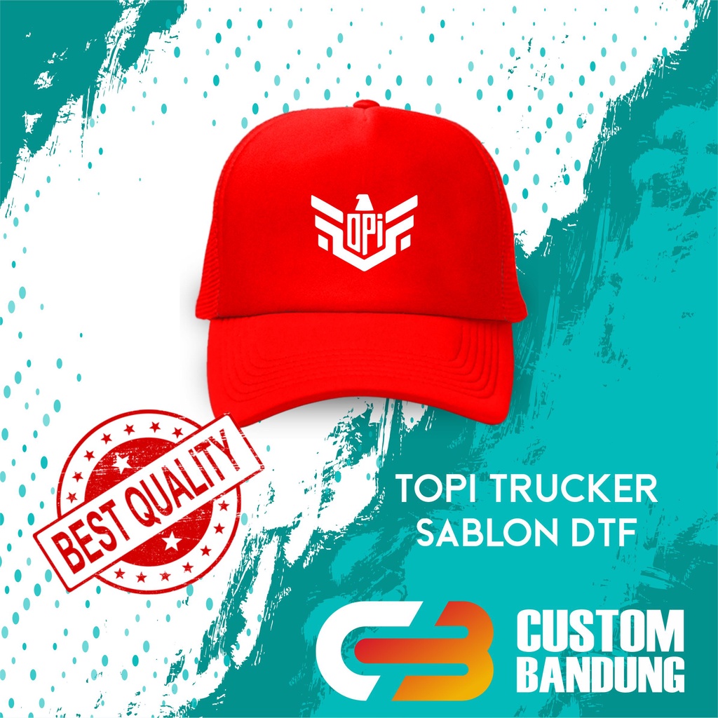 Topi Trucker OPI ESPORT Pria Wanita Topi Jaring Aura Jala Trucker Cap Bisa Tulis Nama Bisa COD Original High Premium Quality