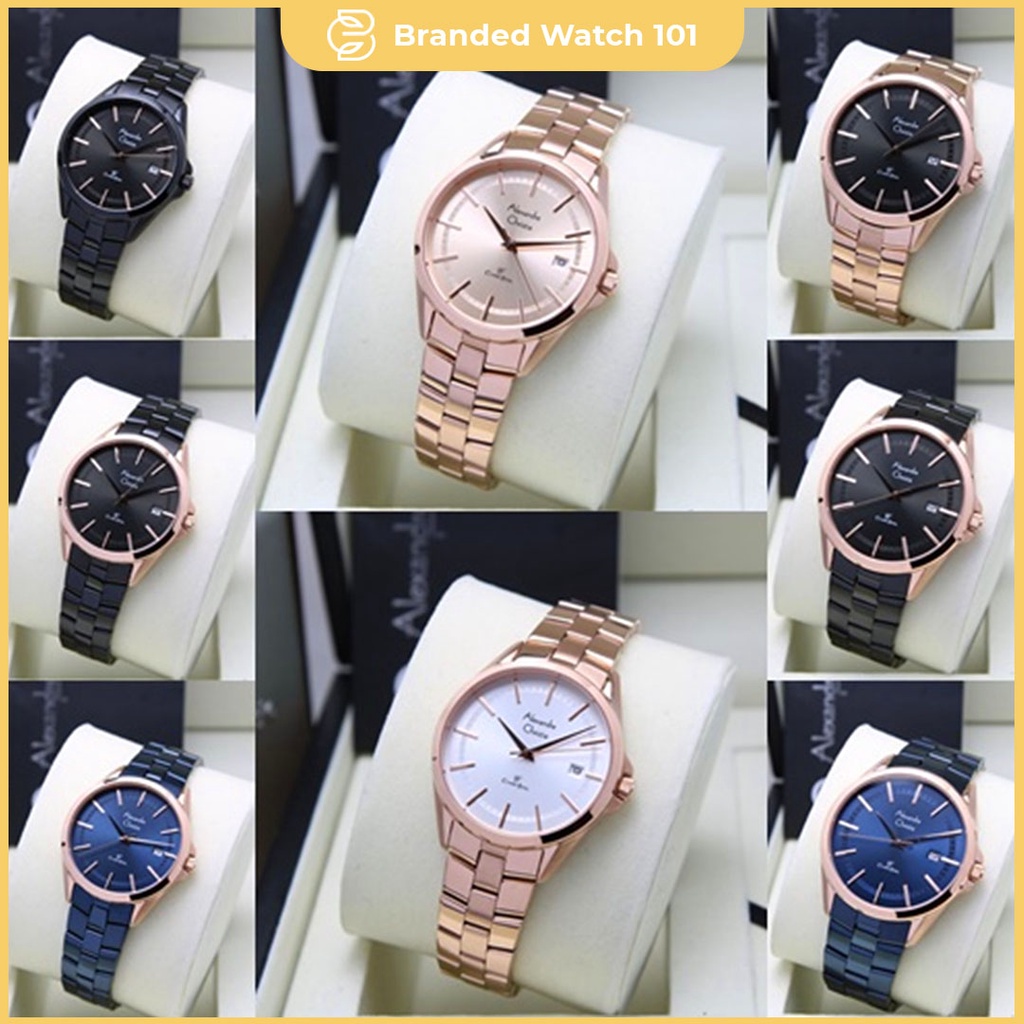 ORIGINAL Jam Tangan Pria &amp; Wanita Alexandre Christie AC 8652 / AC8652 / 8652 Garansi Resmi 1 Tahun, Stainless