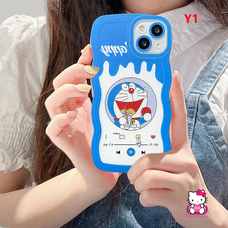 Soft Case Tpu Motif Doraemon Untuk iPhone 7Plus 6Plus XR 11 13 12 14 Pro Max X XS Max 6 7 8 6s Plus SE 2020