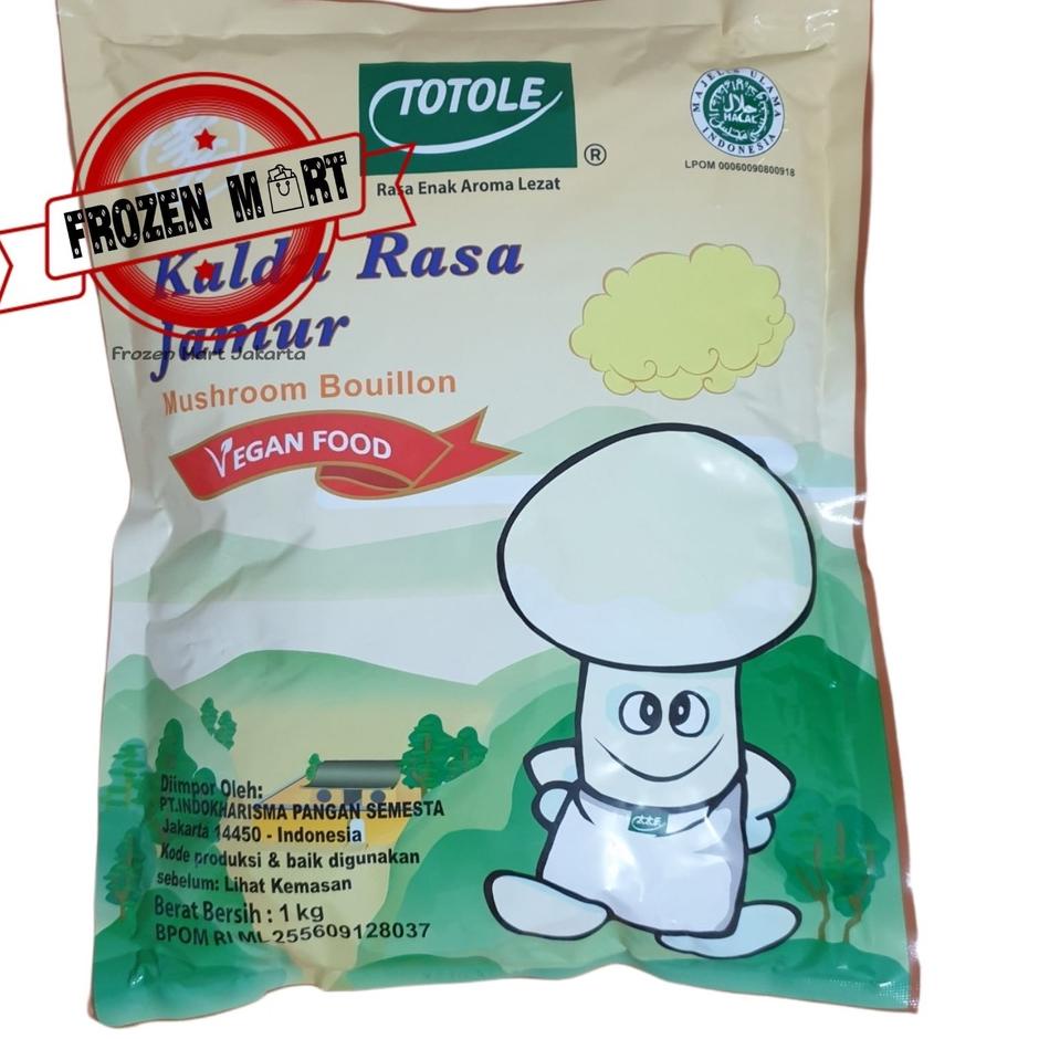 

Super Laris--TOTOLE Kaldu Jamur Penyedap Vegetarian Non MSG / Micin Jamur / 1 Kg