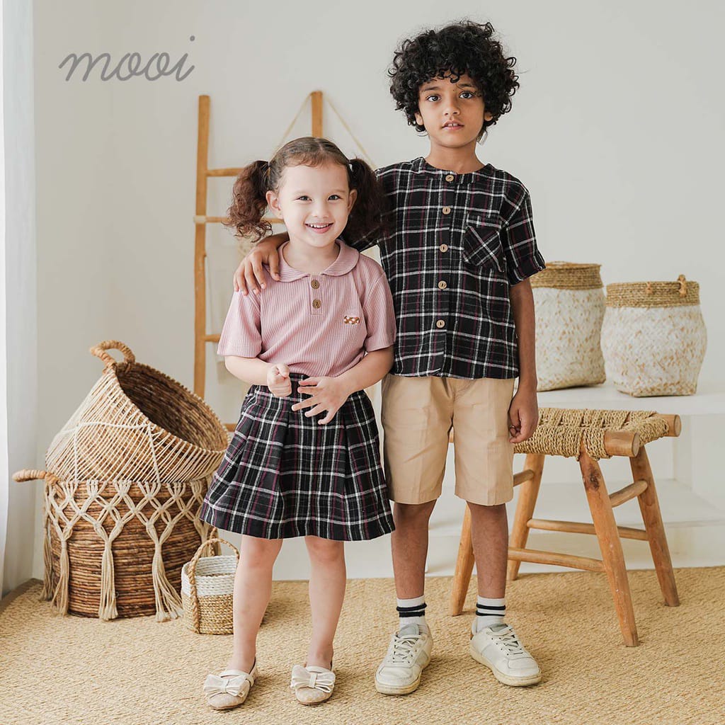 Mooi Kemeja Anak Flanel Kenji Shirt/ Mooi Kenji Shirt