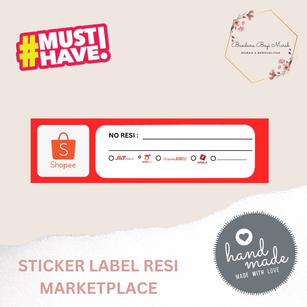 

Stiker Resi Stiker Pengiriman Label Resi Termurah