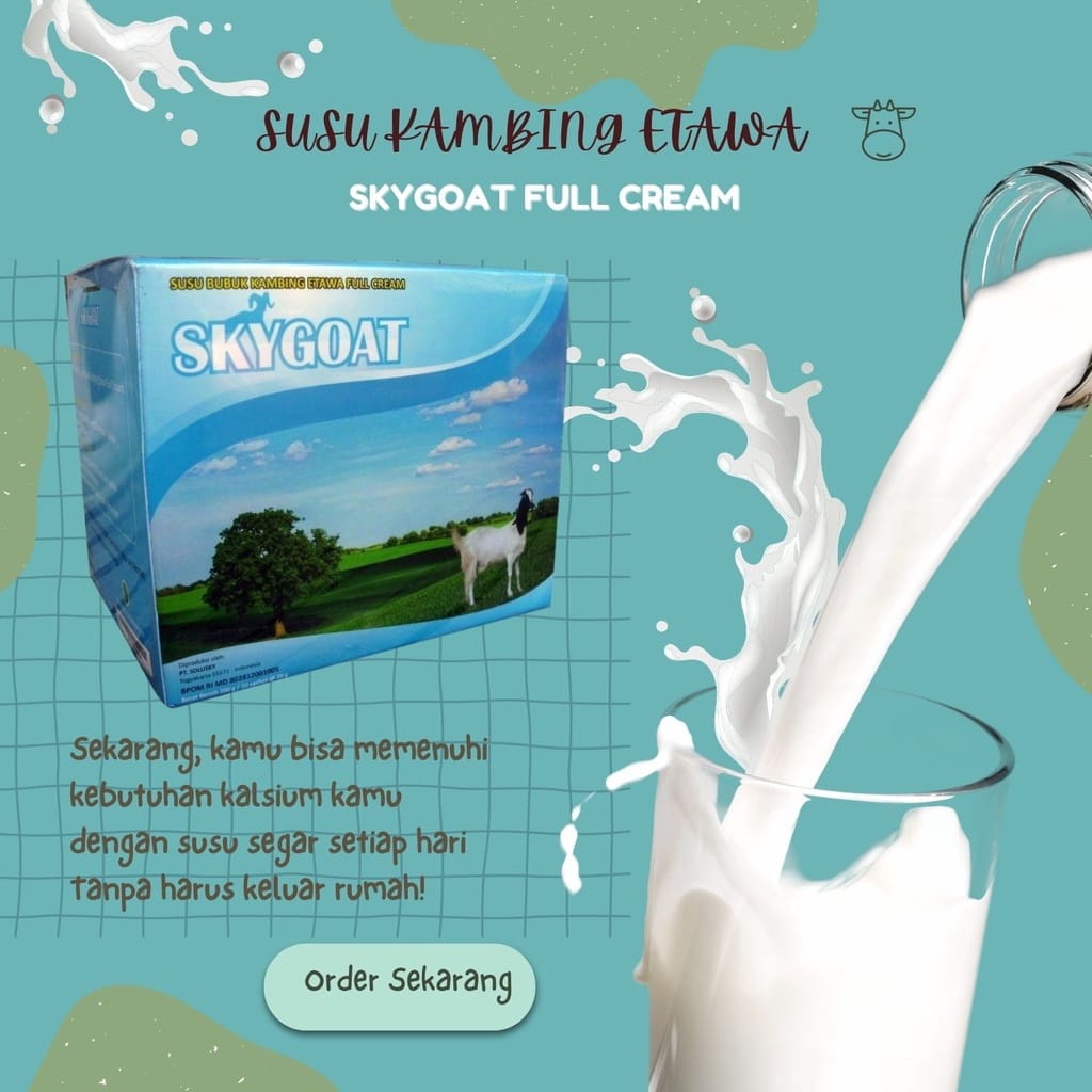 

SUSU KAMBING ETAWA SKY GOAT ATASI PERSENDIAN| TULANG KEROPOS| ASMA| GANGGUAN PERNAFASAN| BATUK|