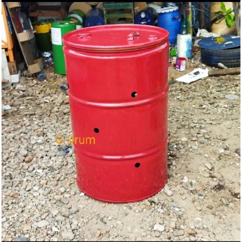 Drum Besi/Tempat Bakar Sampah/Tong/Bak