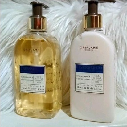 Essense&amp;co Cardamom&amp;Cotton Flowers Hand&amp;Body Wash/Hand&amp;Body Lotion