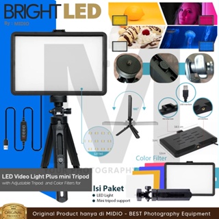 LED Light BrightLED STL05 Zoom LED Dimmable 5600K USB LED Video Light