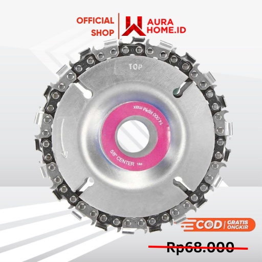 Kepala Gergaji Woodworking Grinder Disc 4 inch 22 Tooth / Kepala Gergaji Gerinda Grenda Grinda Greda