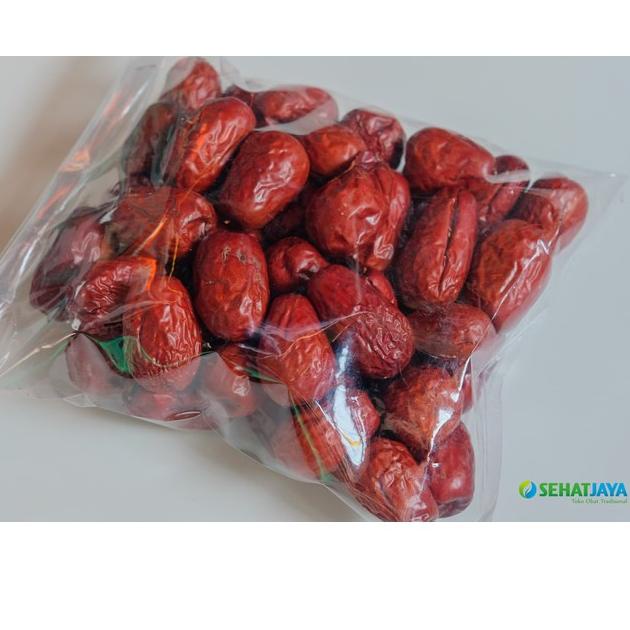 

Coder8R2d--Angco Ang co Hong zao (red dates) Kurma Merah Premium Jumbo 500 gram