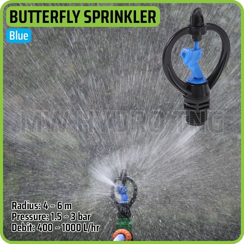 Alat Penyiram Taman Model Kupu Kupu Biru / Blue Butterfly Sprinkler