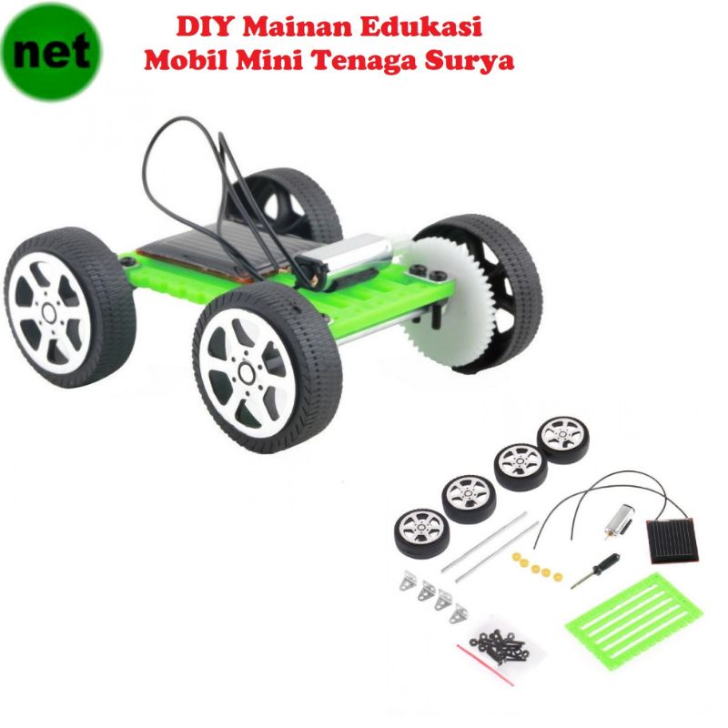 Mainan Edukasi Solar Cell DIY Merakit Mobil Mini Tenaga Panel Surya Edutoys