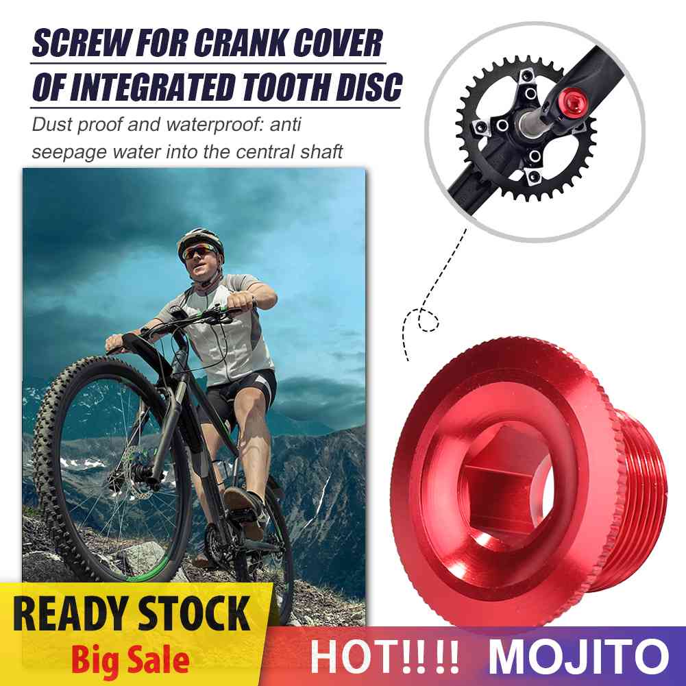 M18 Tutup Sekrup Crankset Sepeda Gunung MTB Bahan Aluminum Alloy