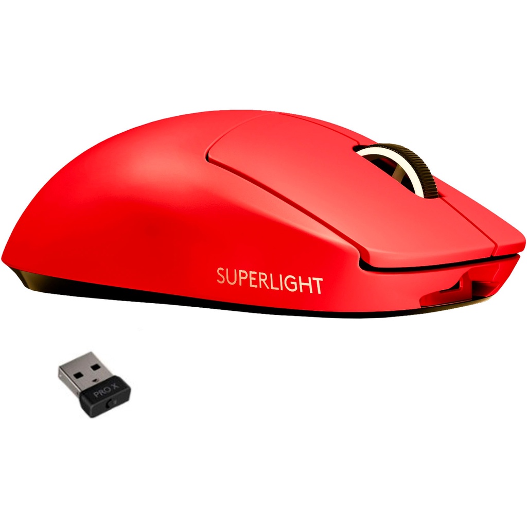 Logitech G Pro X Superlight RED Wireless Gaming Mouse GPROX GPRO X