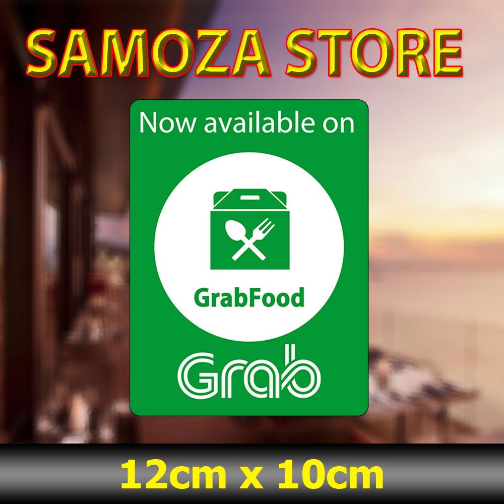 Cutting Sticker Logo Grabfood