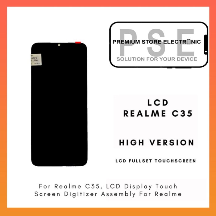 LCD Oppo Realme C35 ORIGINAL Fullset Touchscreen