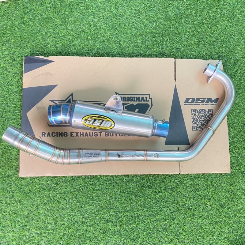 Knalpot Dsm kompetisi corblue leher bending megapro tiger cb gl