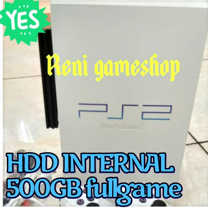 [Game/Console] Playstation 2 Ps2 Wr.Putih Limited Edition Hdd 500Gb Fullgame