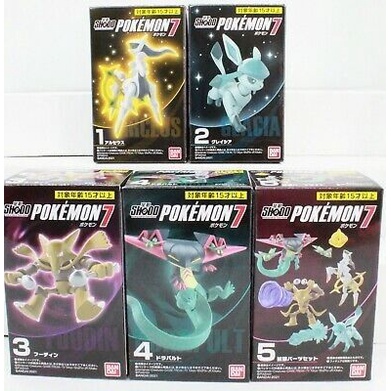 SHODO Pokemon 7 - Full Set + parts