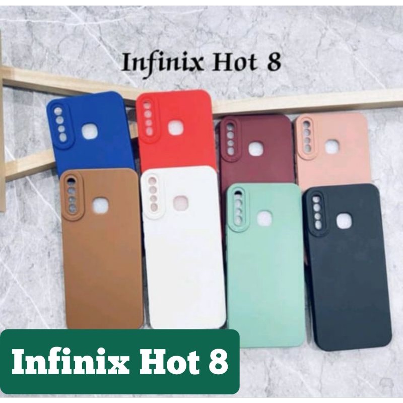 CASE TERBARU MACARON PRO CAMERA TIPE INFINIX HOT 8