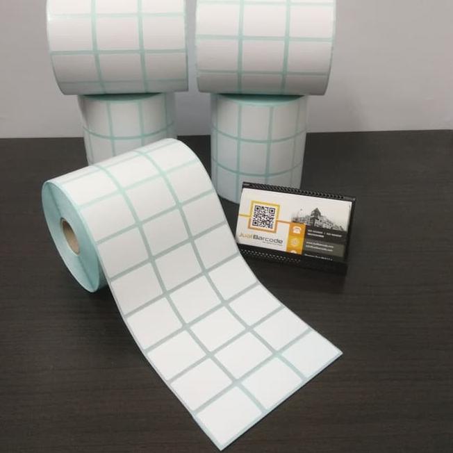 

Terlaris! Label Bare 33 x 25 - 33x25 mm - 33x25mm 3 Line Kertas Sticker Semicoated ペ