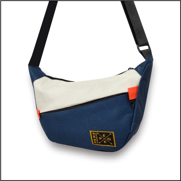 Tas Selempang Bahu PEGE Model Kombinasi Warna Untuk Pria Wanita Unisex - PG 8929