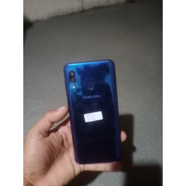 samsung a20 minus lcd pecah