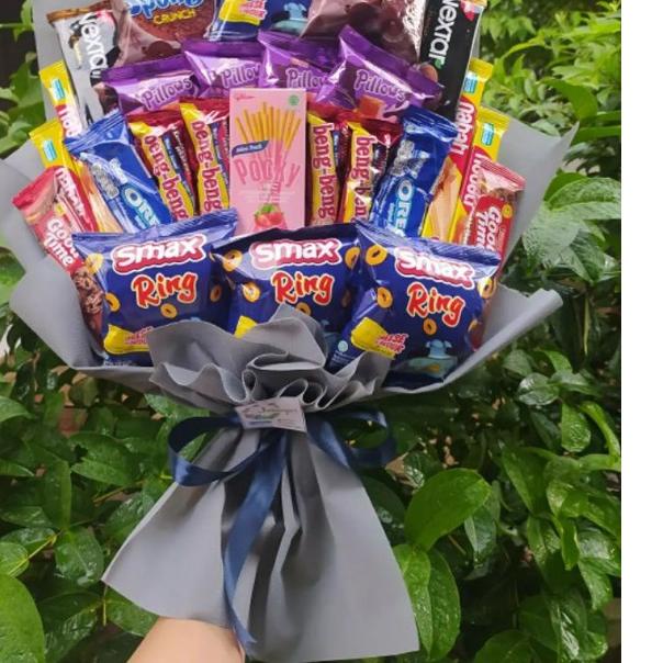 

5.5 STOK READY (B) Buket BESAR KEREN PREMIUM /paket/bingkisan Snack Ulang Tahun/Ultah/ Wisuda/Kado/Hadiah