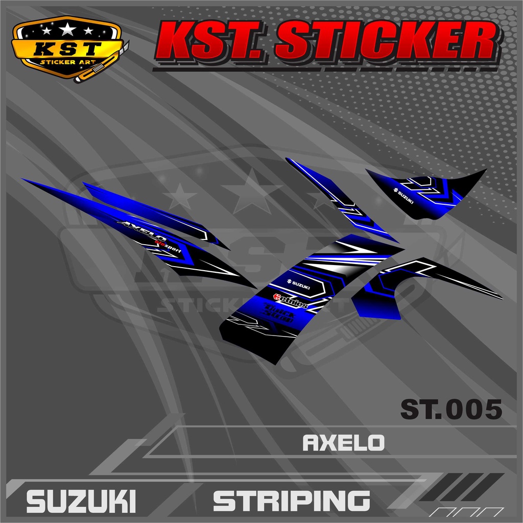 Striping Axelo - Sticker Striping Axelo . ST 005