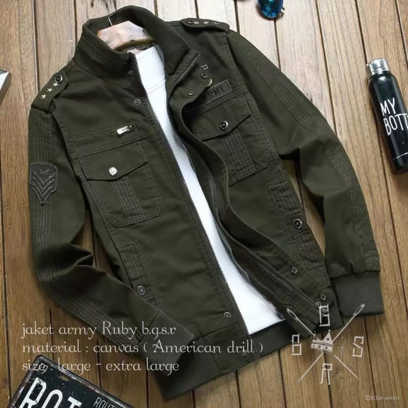 jaket pria/jaket ruby American drill/jaket original