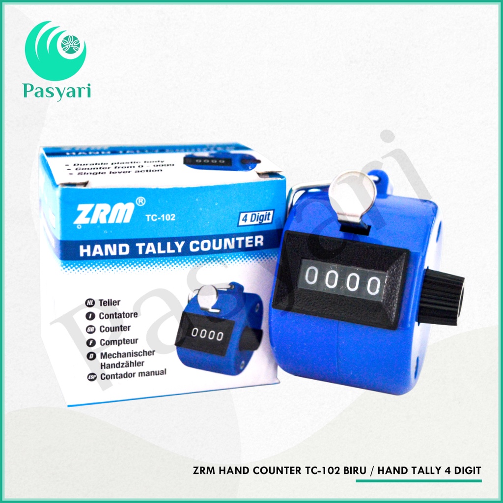 

Zrm Hand Counter Tc-102 / Hand Tally 4 Digit ZRMLL51102
