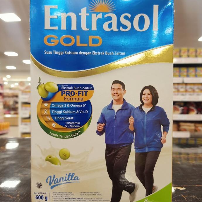 

[ COD ] Entrasol Gold 600gr (vanilla/coklat)