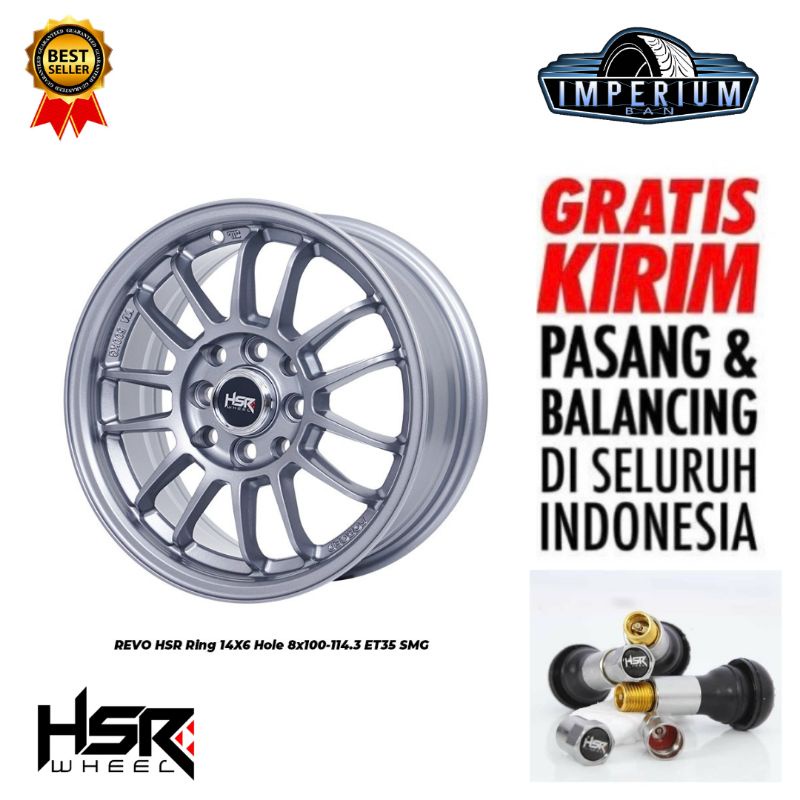 Velg - Pelek Mobil Brio Avanza Calya Vios Karimun dll Hsr Revo Ring 14