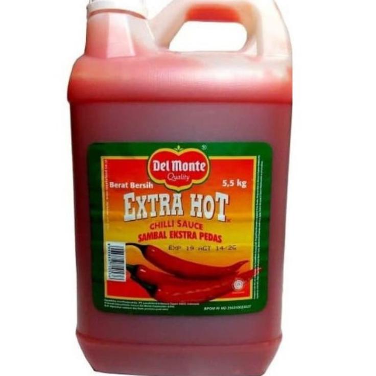 

Pro Hemat--Saus Sambal Extra Hot Galon 5,5 KG - DEL MONTE