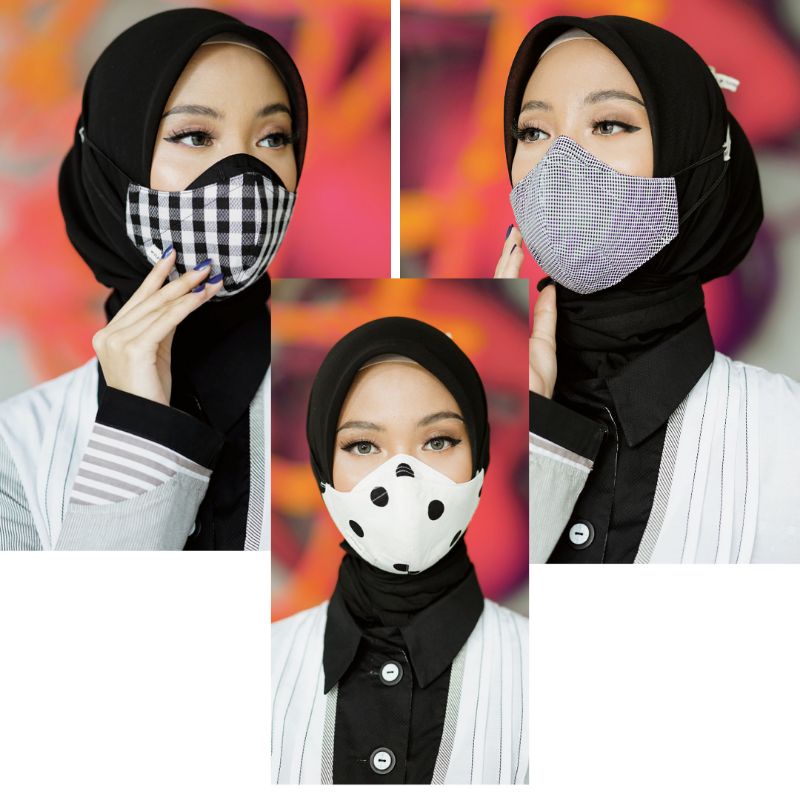 Mono Mask Masker Hitam Putih N-2021031 Tuneeca TLF